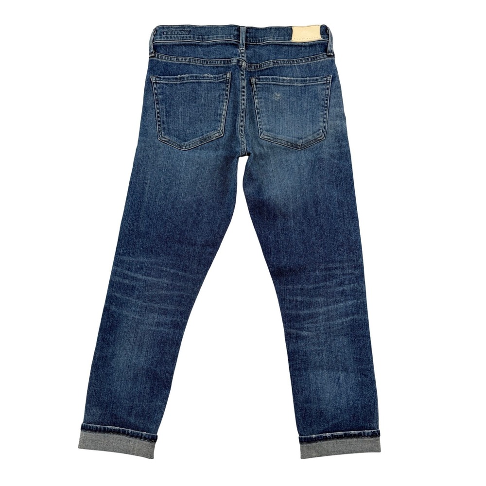 Citizens of Humanity Elsa Size 25 Mid Rise Slim Fit Crop Jeans Blue 1578B-372